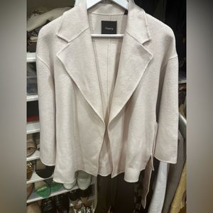 Theory Belted Cashmere Wool Jacket Coat P